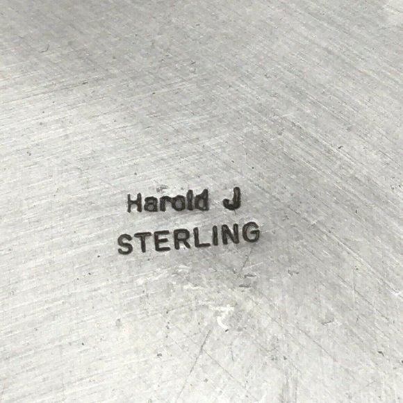 Navajo Sterling Silver Blue Necklace Pendant Ln 20 - Picture 12 of 12